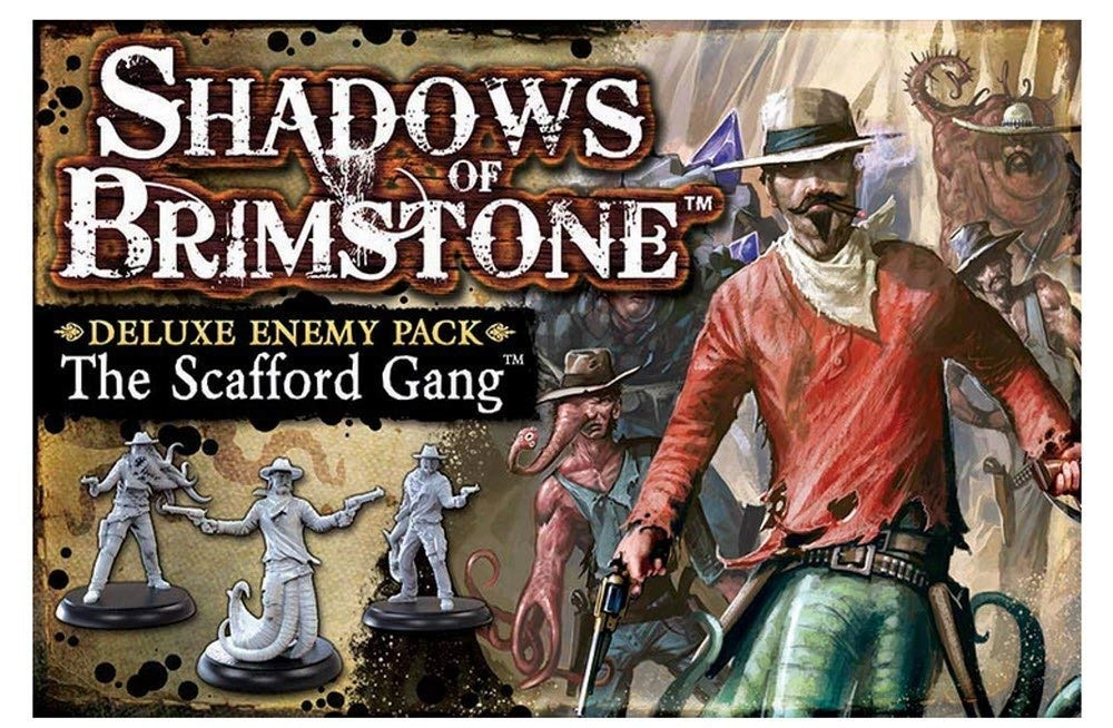 Fantasy Flight Games Shadows of Brimstone: Scafford Gang Deluxe Enemy Pack