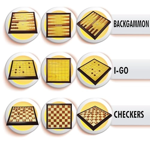 12-in-1 Portable Board Games Set