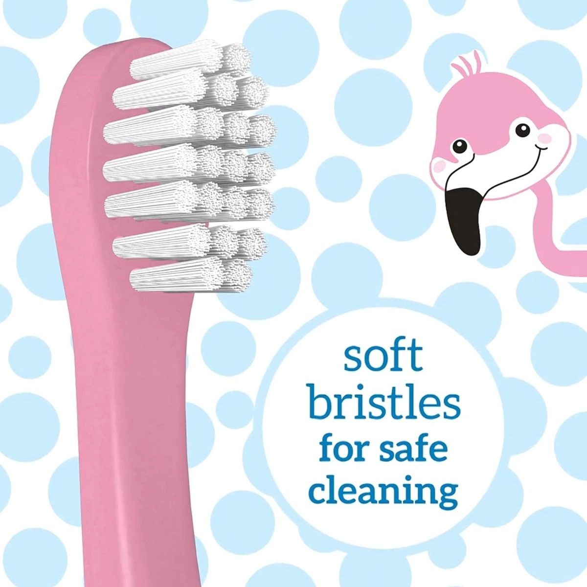 Toddler Toothbrush - Pink Flamingo 1+