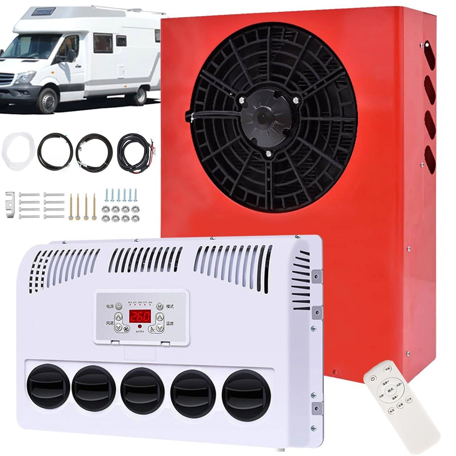 LISTaRSw Split Electric Cab Air Conditioner - 800-2400W