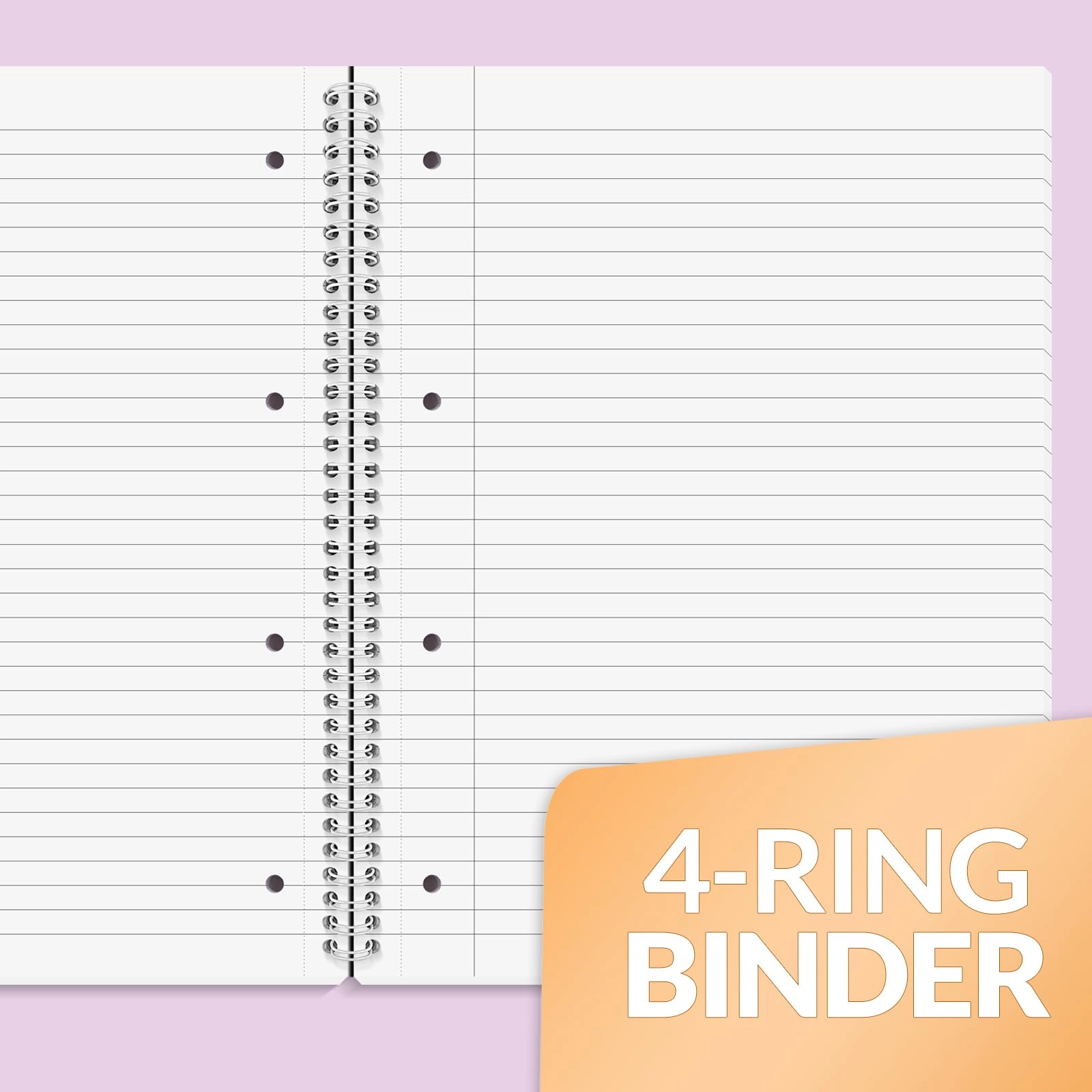 Notebook A4 Spiral - Lined 100 Sheets