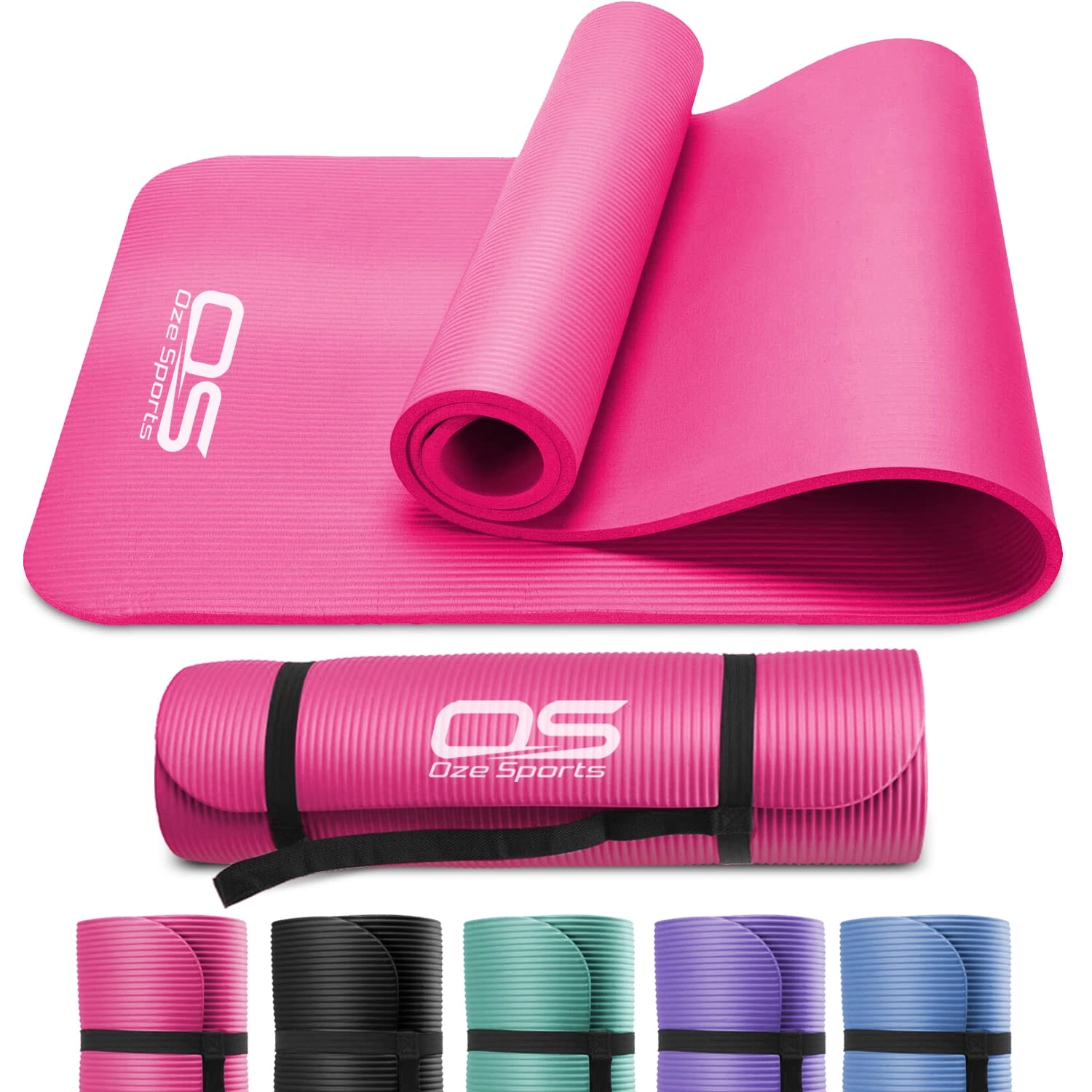 oze sports Yoga Mat - Nitrile Butadiene Rubber 10mm