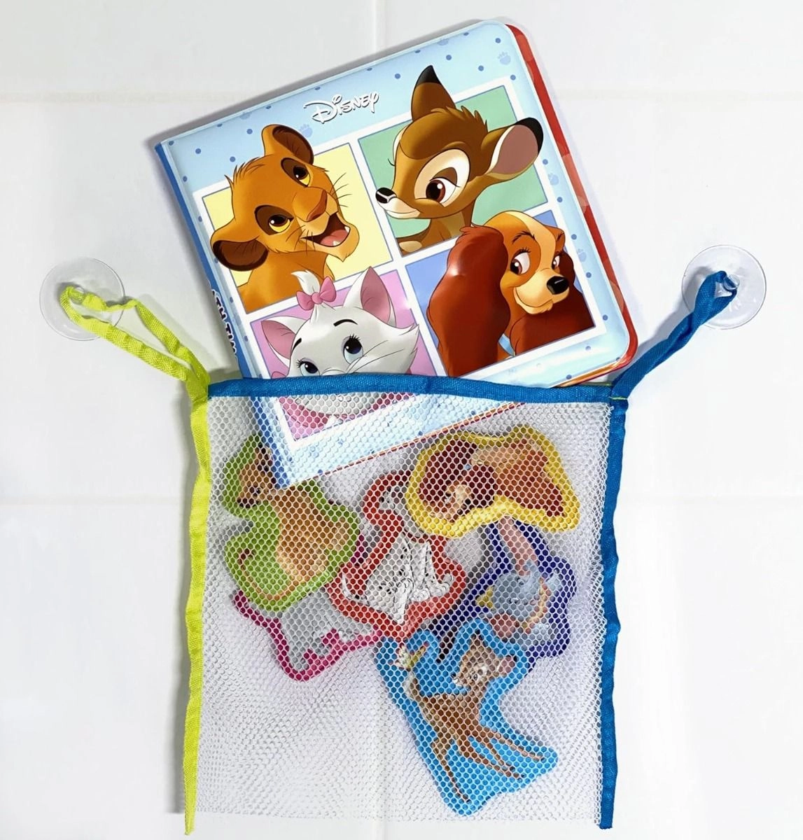 Disney Baby Bath Time Books - Waterproof 6 suction cup figures