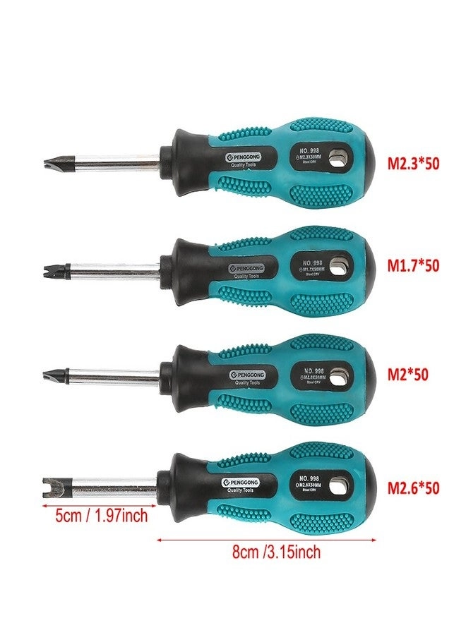 U Fork Magnetic Screwdriver Set (4 Pcs)