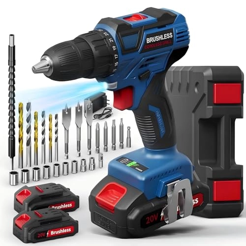 Cordless Drill Bit Driver - Brushless 2.0Ah 60Nm