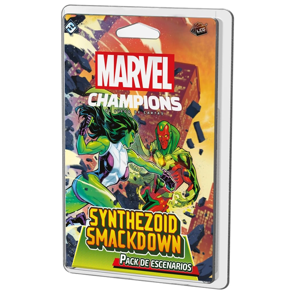 Asmodee Marvel Champions: Synthezoid Smackdown Scenario Pack - Card Game (Spanish)