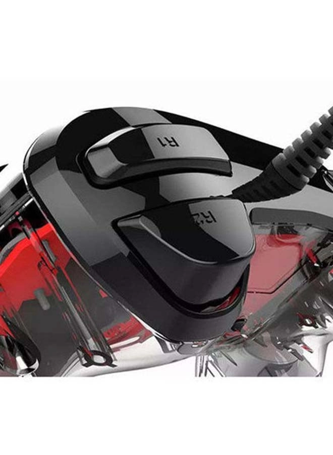 Wired Illuminated Compact Controller (PS4) Red