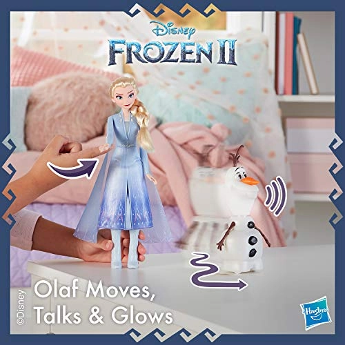 Elsa Fashion Doll + Olaf Figure