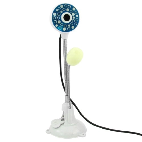 3.5mm Stereo Connector USB Head Flexible Neck Camera Webcam USB+3.5mm-Mini-Jack Microphone