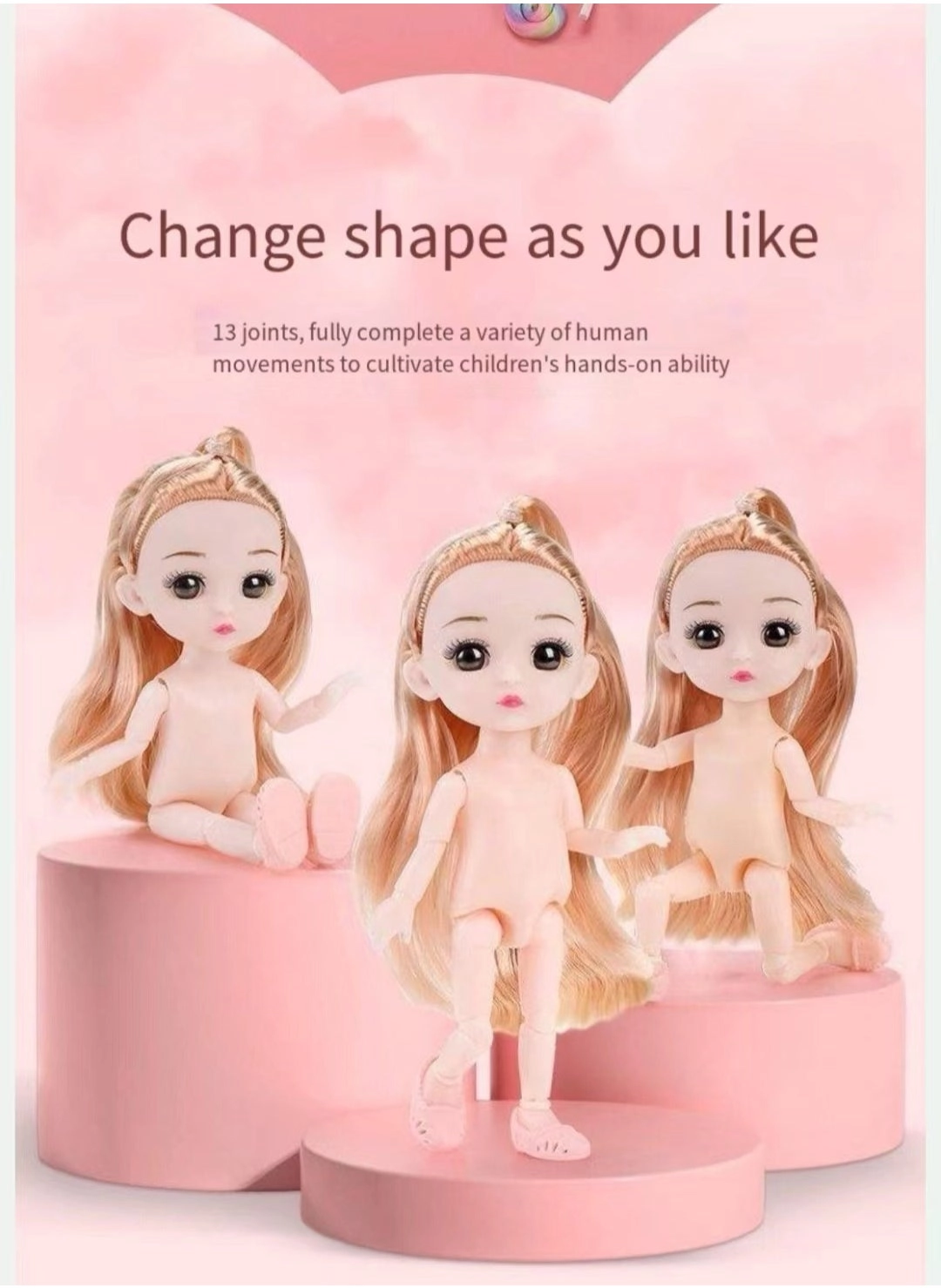 Little Princess Surprise Fashion Doll - 5 piece(s) multi-color Set