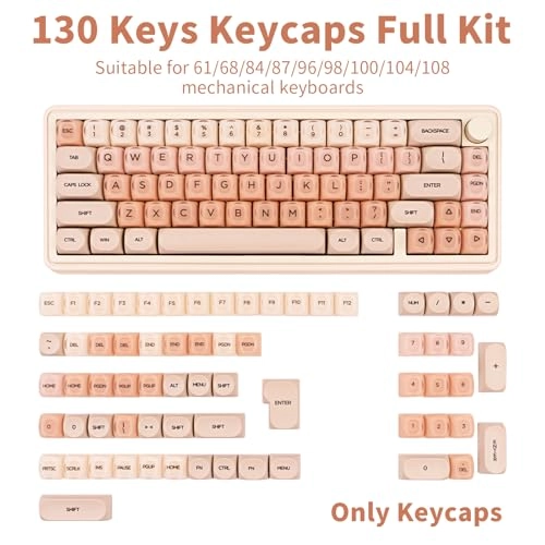 MOA Keycaps - 130 Keys Gradient Pink PBT
