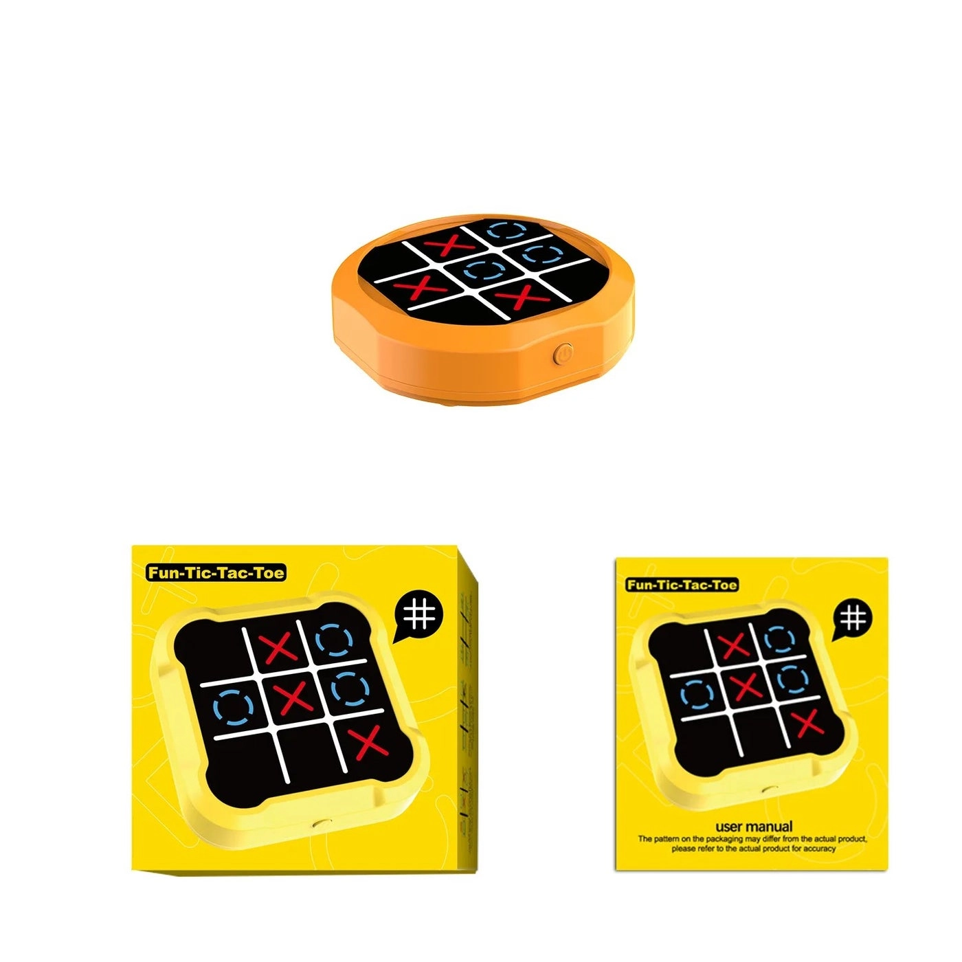 Y&D Electronic Tic-Tac-Toe Bolt Game - 3-in-1 Portable