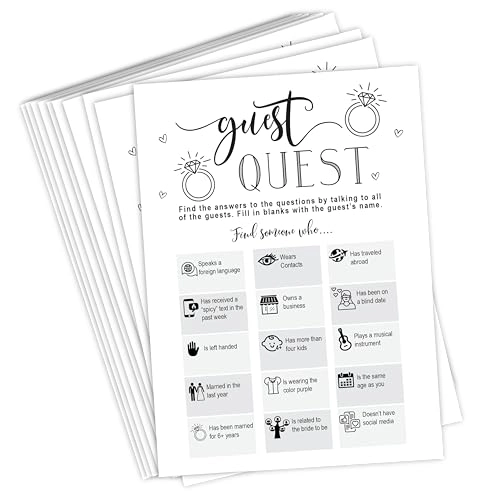 Guest Quest - English Adult 50 Cards