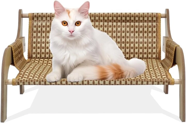 Majibao Rattan cat bed