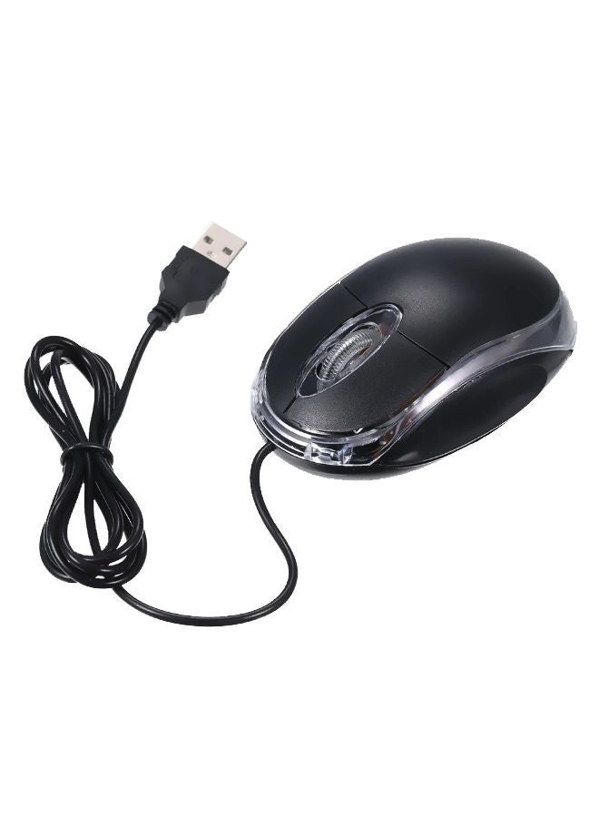 NIBEMINENT Mini Portable Optical Mouse - Wired