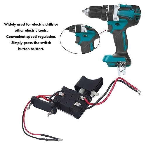 Drill Trigger Switch - Speed Control CW CCW 7.2-24V DC 16A