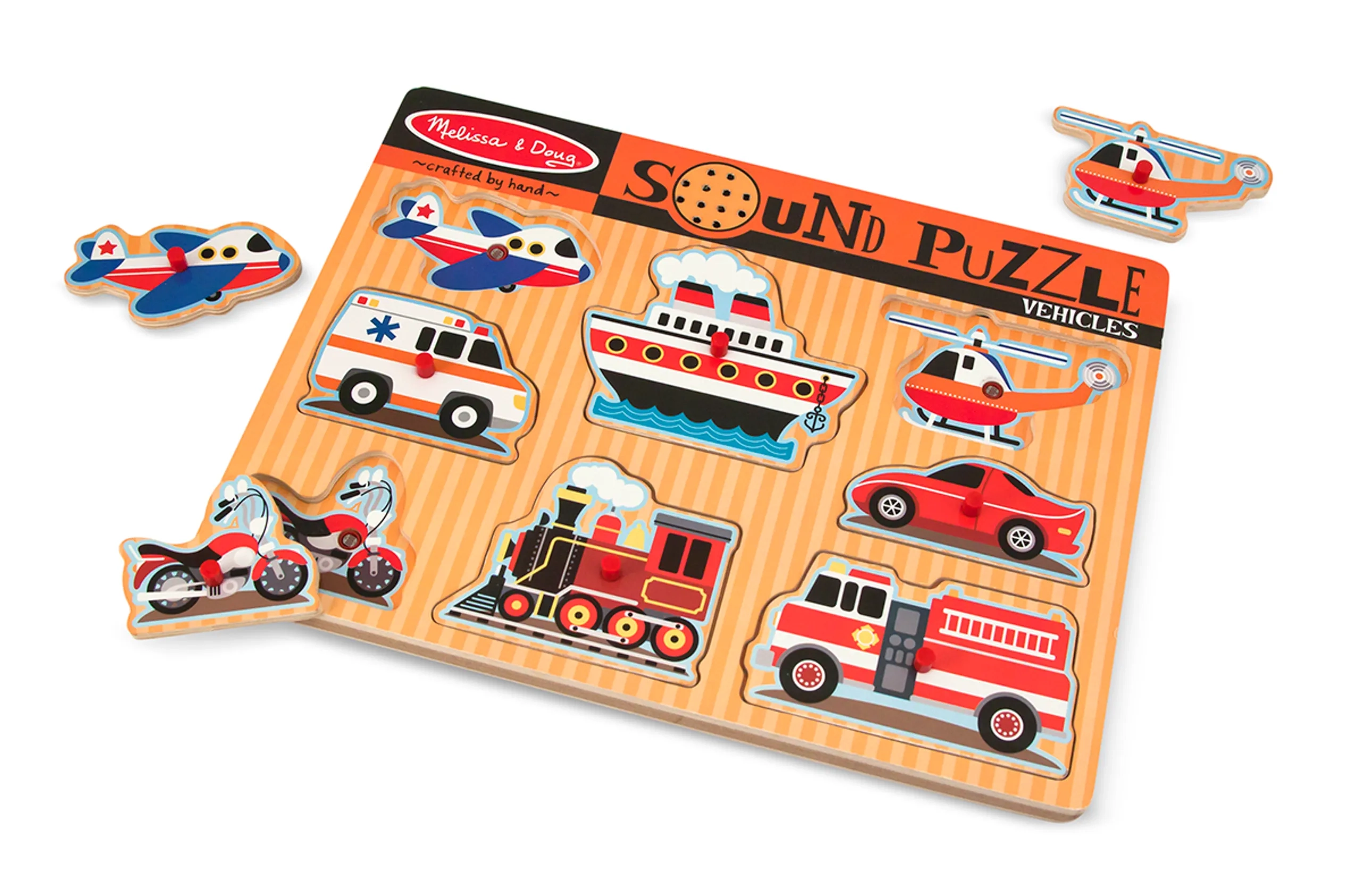 Melissa & Doug Vehicles Sound Puzzle - 2 years+