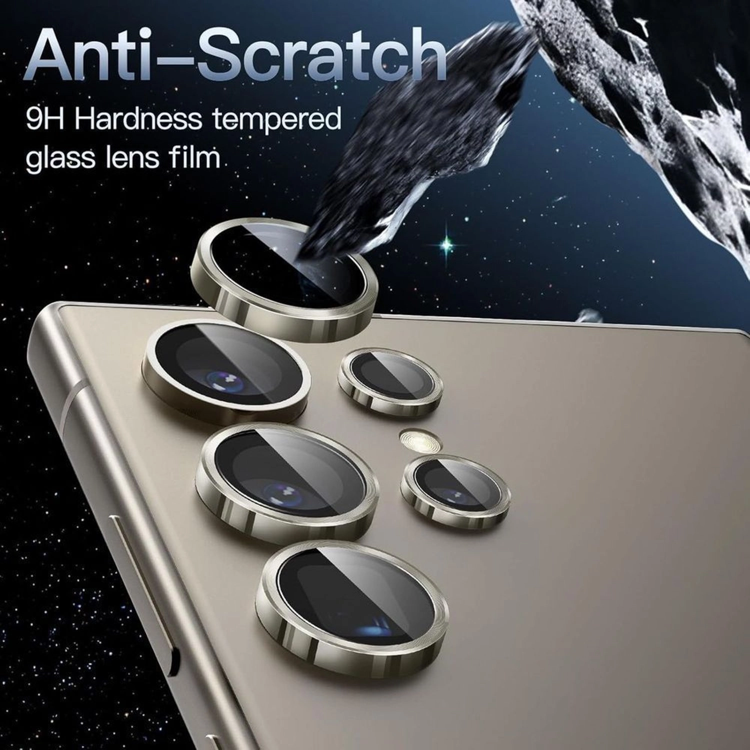 Ultra-Clear Sapphire Glass Camera Lens Protector for Samsung Galaxy S24 Ultra