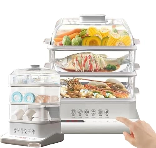 360° Steam Cycle Electric Food Steamer - 26L