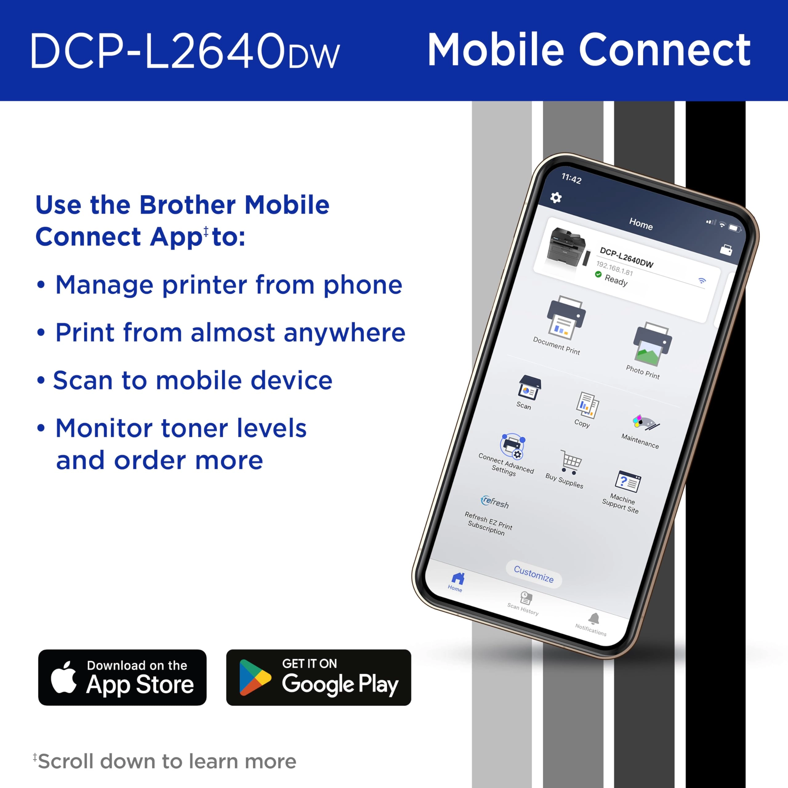 DCPL2640DW - Laser Monochrome