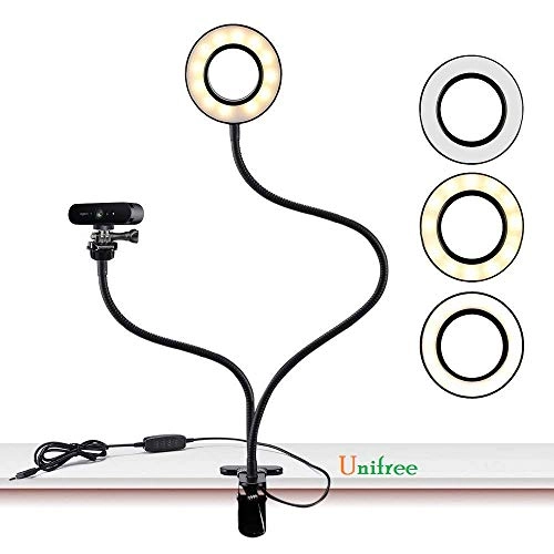 HR49 - Professional Live Stream Selfie Ring Light with Mobile Stand