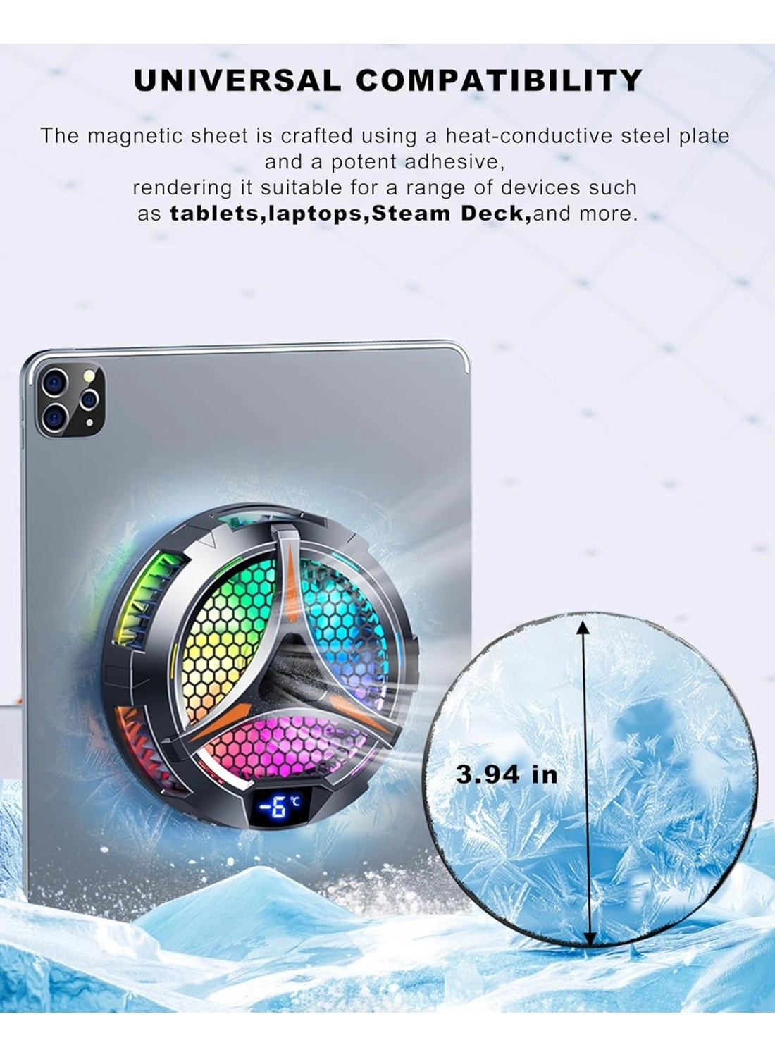 Magnetic Tablet Cooler