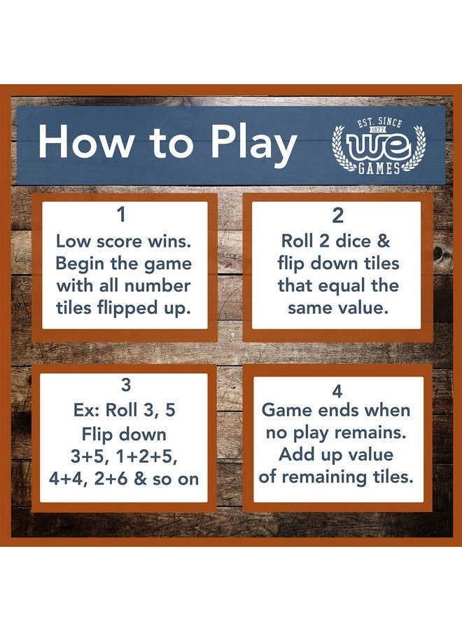 Shut The Box - Mini Wooden