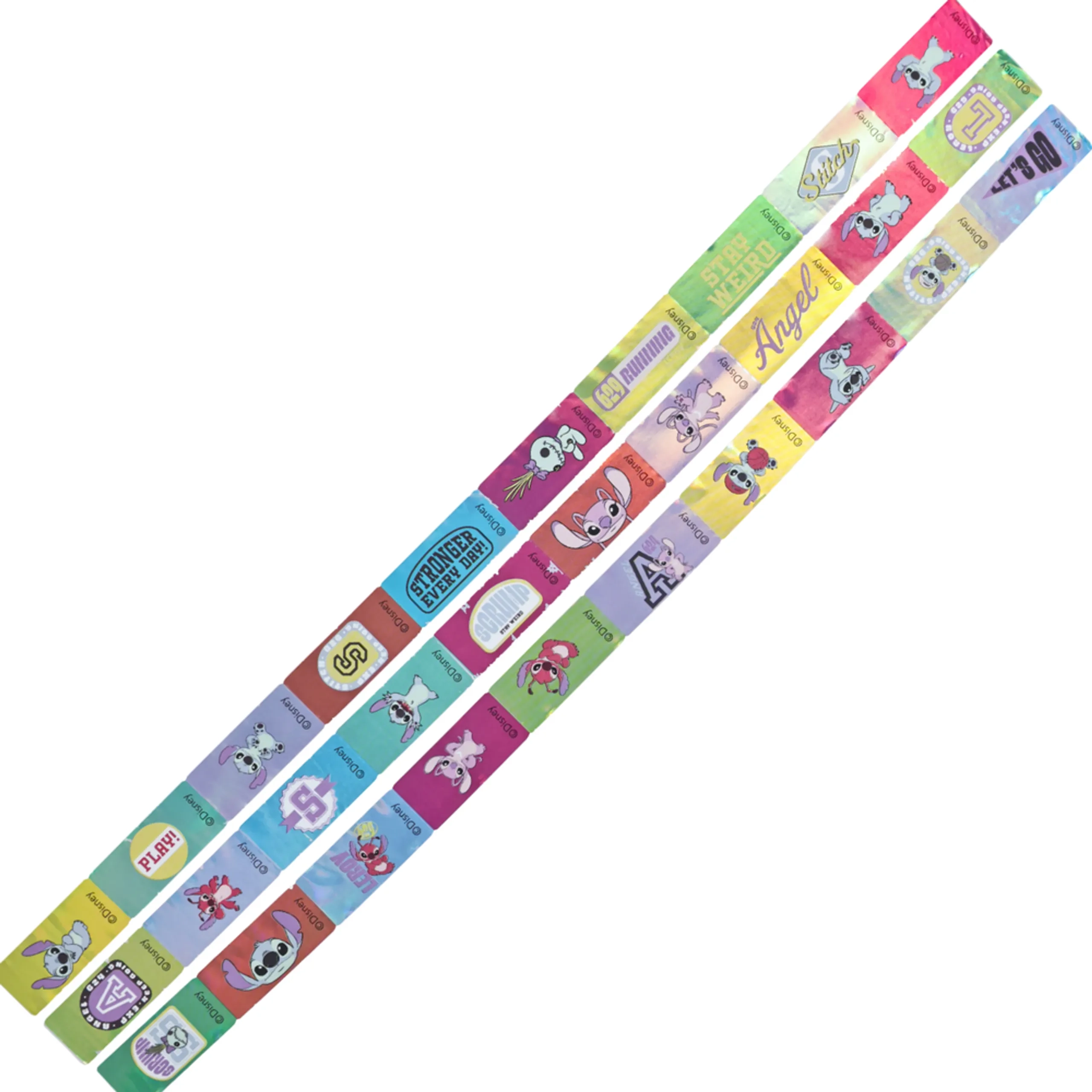 Stitch Sticker Book Holographic Bracelet Set 110 pcs