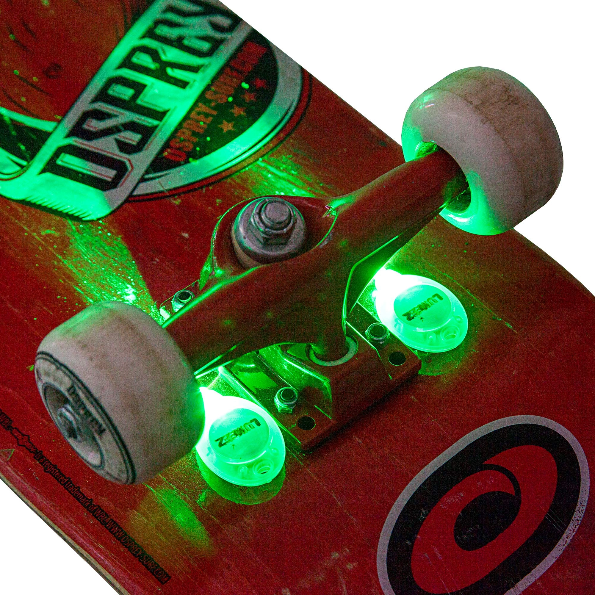 LED Skate Lights - 2 units Red