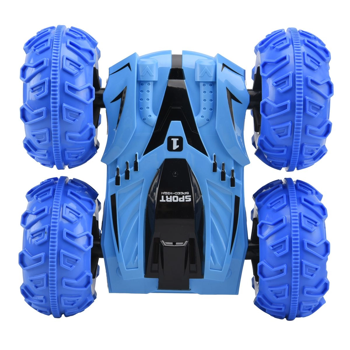 Rc Double Stunt Car - Blue 5+