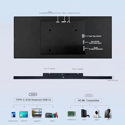 R126F01-HB - 12.3 Inches 1920x720