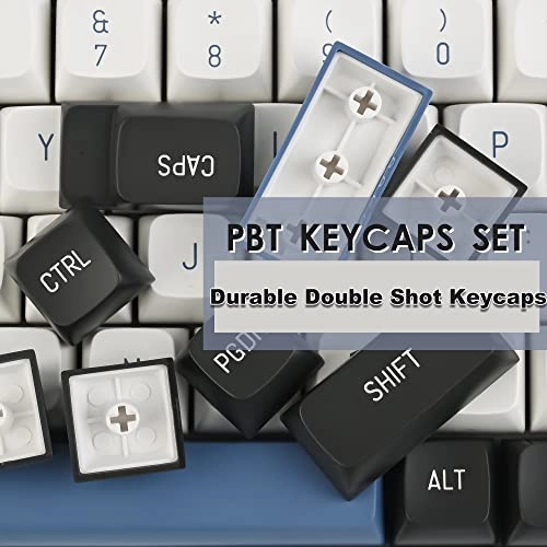 160 Keycap Set - Double Shot CSA Profile White Arctic