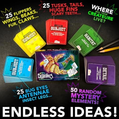 Mythical Drawing Game - 150 pieces