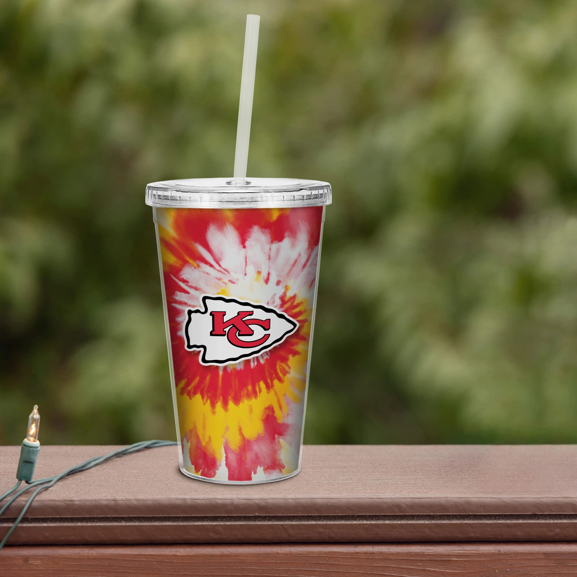 NFL Football Metallic Tie Dye Tumbler - 473ml