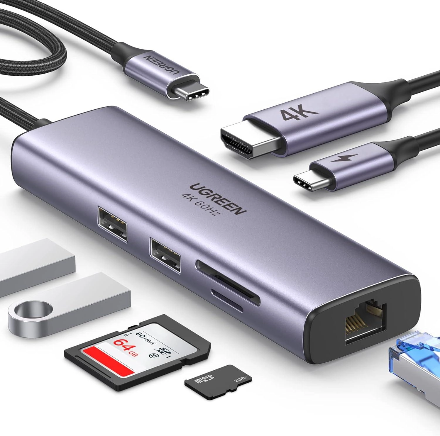 CM498 - 7-in-1 USB-C 4K HDMI