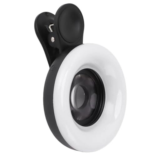 Clip On Ring Light - 15X Macro Rechargeable 2800-6500K