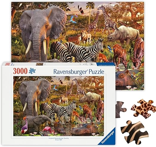 Ravensburger African Animal World Puzzle (4005556170371) - 3000 pcs