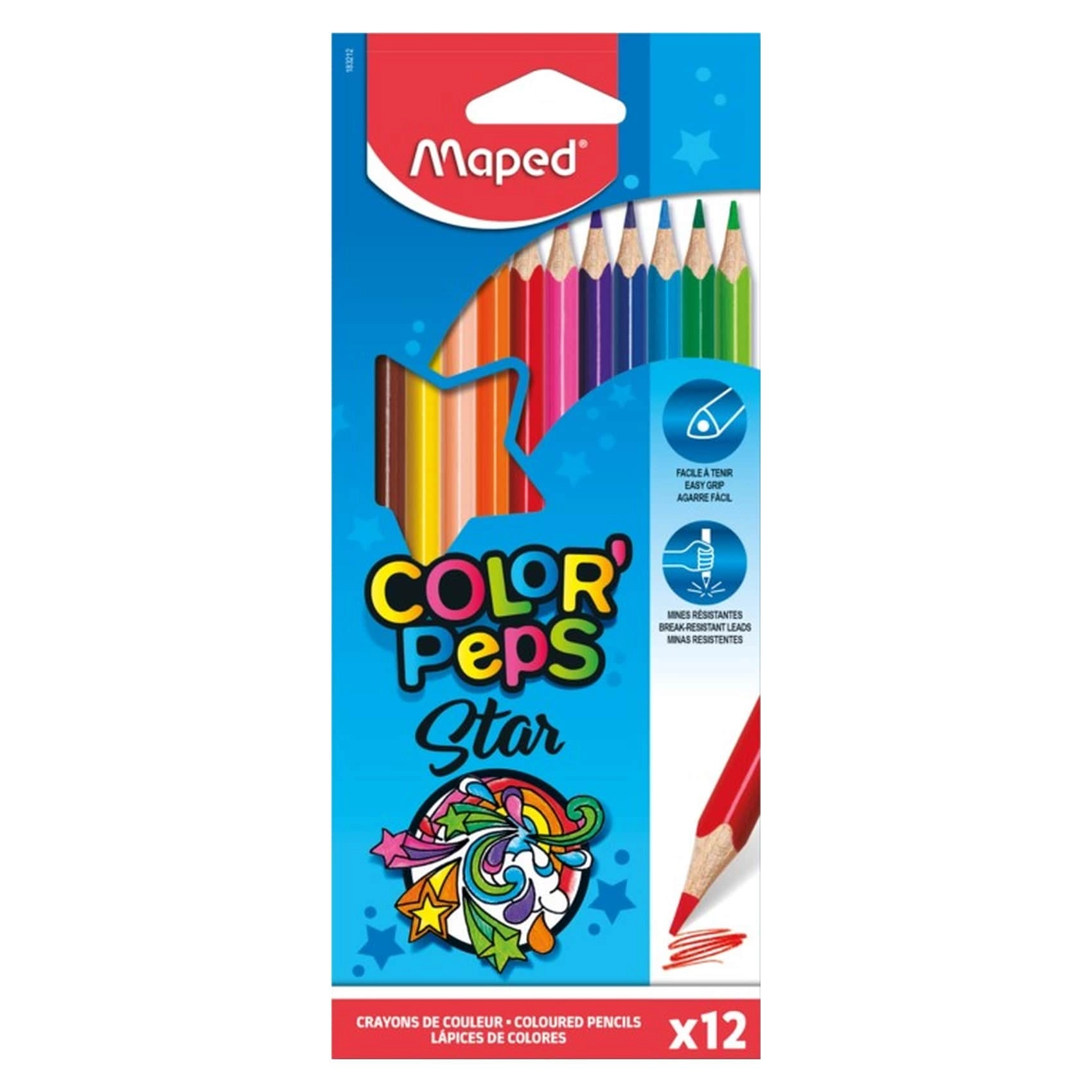 Maped Color Pencils Barbie - Set of 12