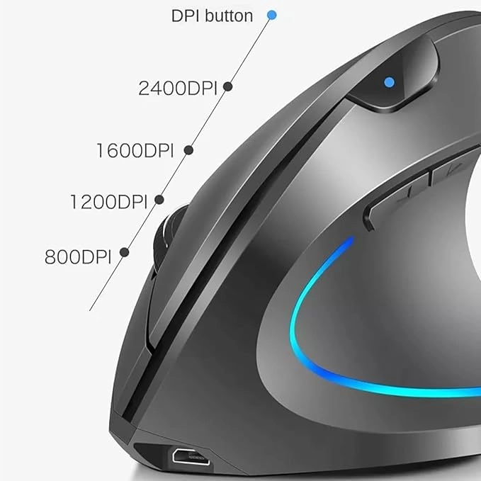 Ergonomic Vertical Mouse - Wireless