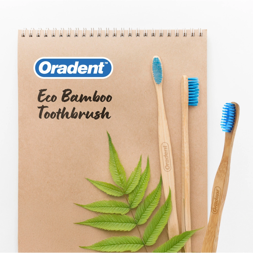 ORADENT Eco Adult Bamboo Toothbrush - Soft