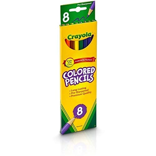 Coloured Pencils - 8 Pcs