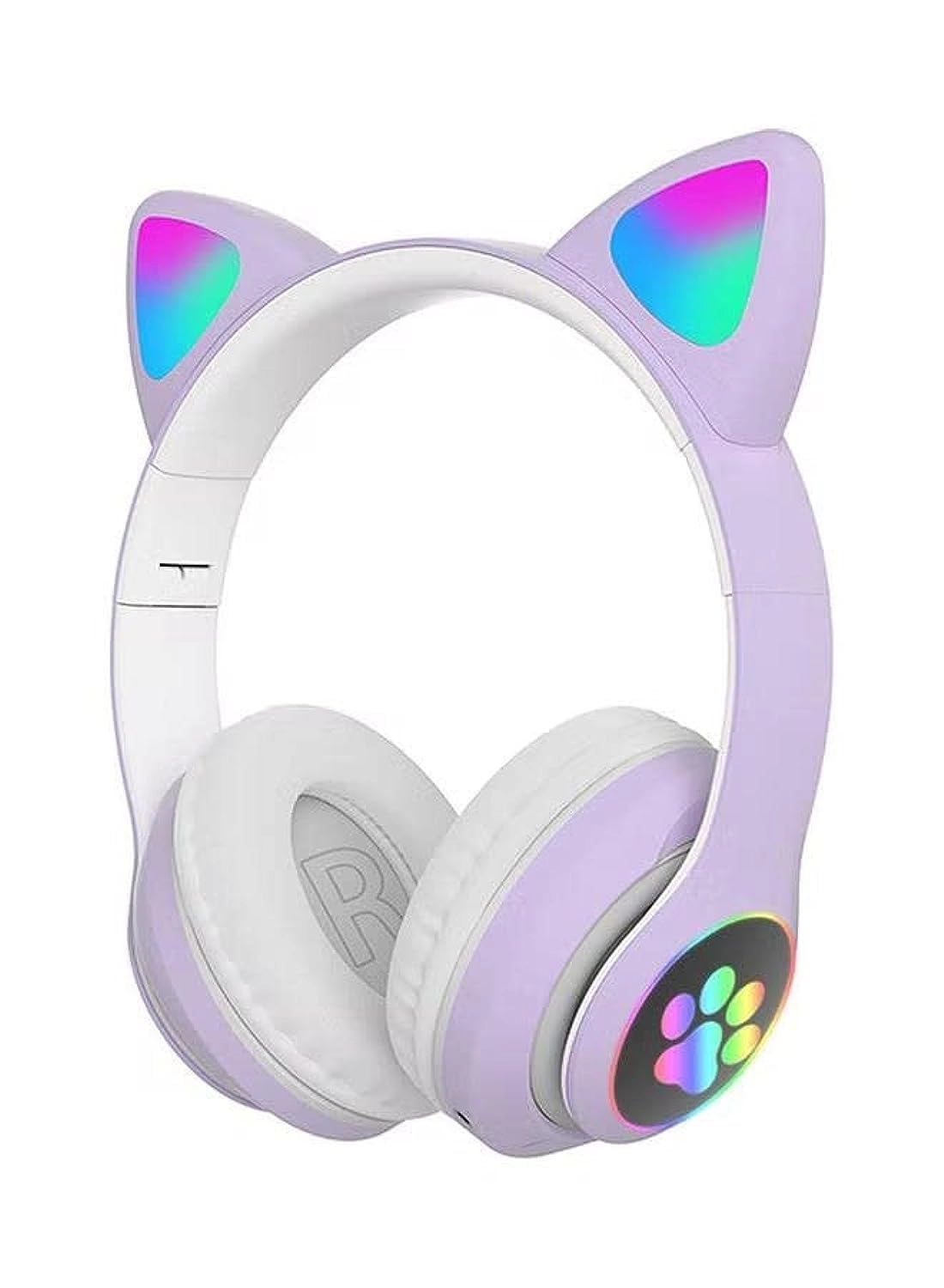 Glowing Cat Ear Headphones Wireless Headphone