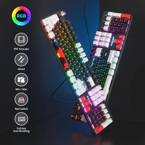 104 Keys Mechanical Gaming Keyboard - EN Wired