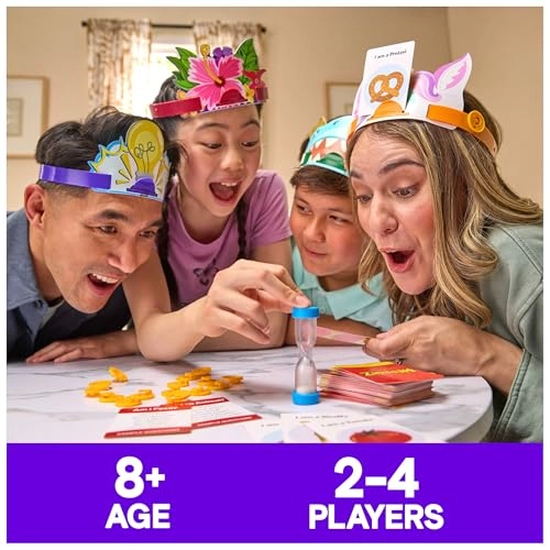 Hedbanz Core - 3rd Edition 6 Headbands 69 Picture Cards