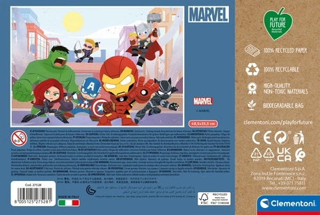 Marvel Heroes Vs Villains Puzzle (527-25061CLEMEN) - 104 pcs