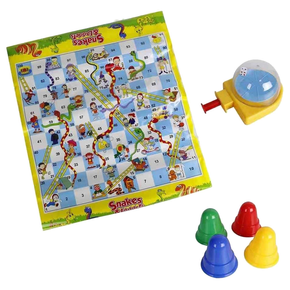 Snakes&Ladders - 2-4 Players Plastic
