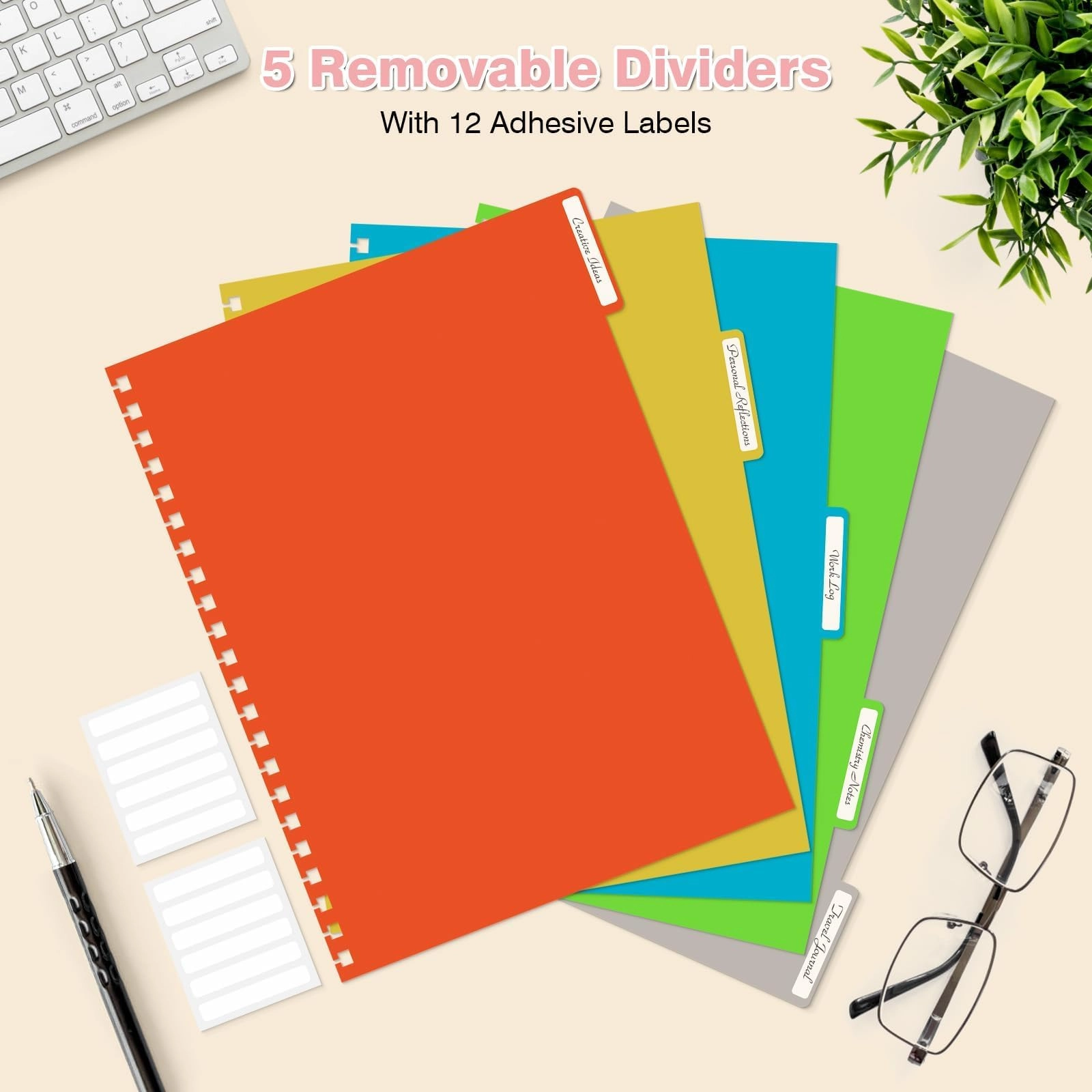 5 Subject Notebook A5 Spiral - Lined 150 Sheets