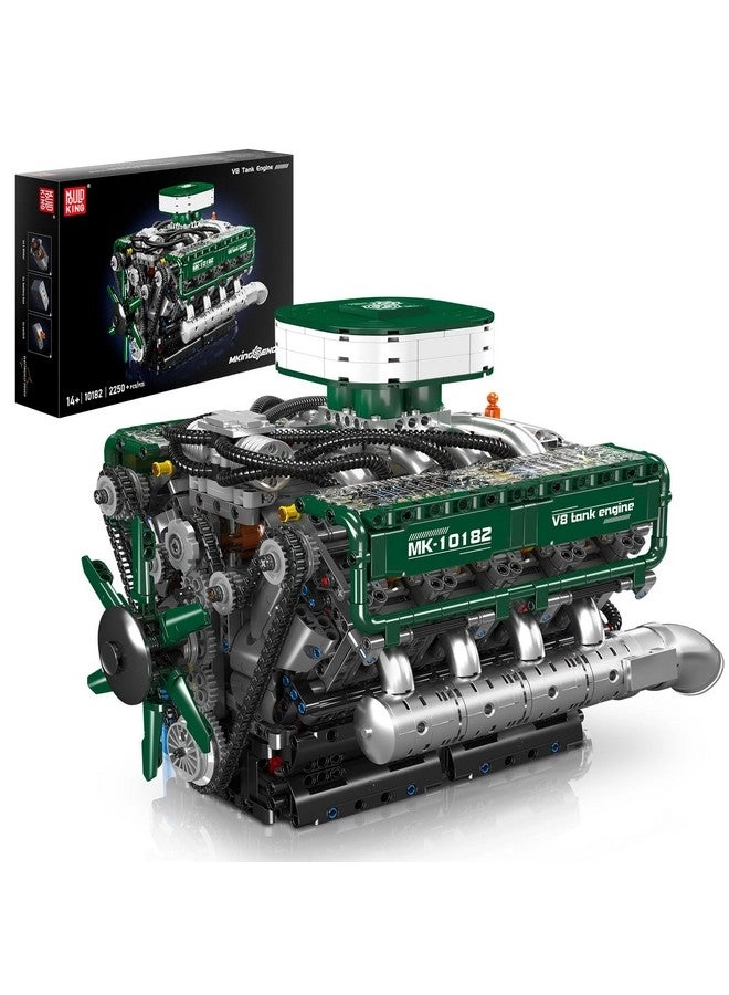 mould king V8 Engine (MK10182) - 2250PCS Battery Motor