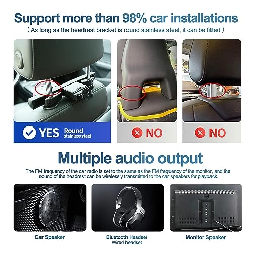 Car Headrest Display - 10.6in