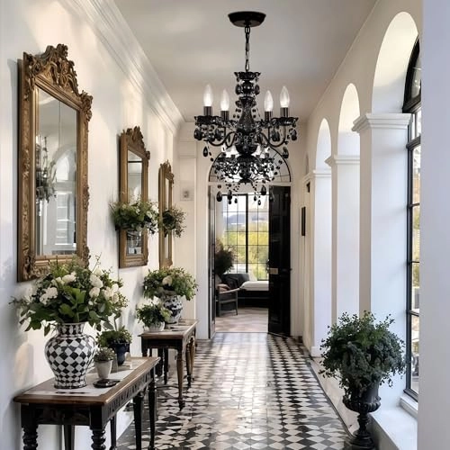 Small Crystal Chandelier - 4 Light 41cm